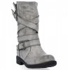 női bokacsizma Crystal Shoes szürke 1050